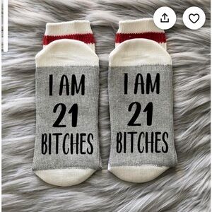 21st Birthday Gift Socks